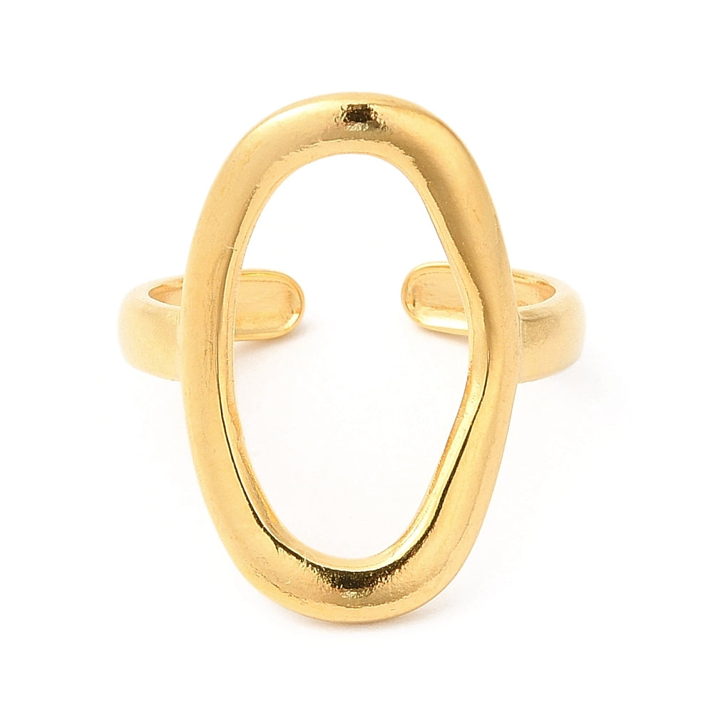 Hollow Oval Ring