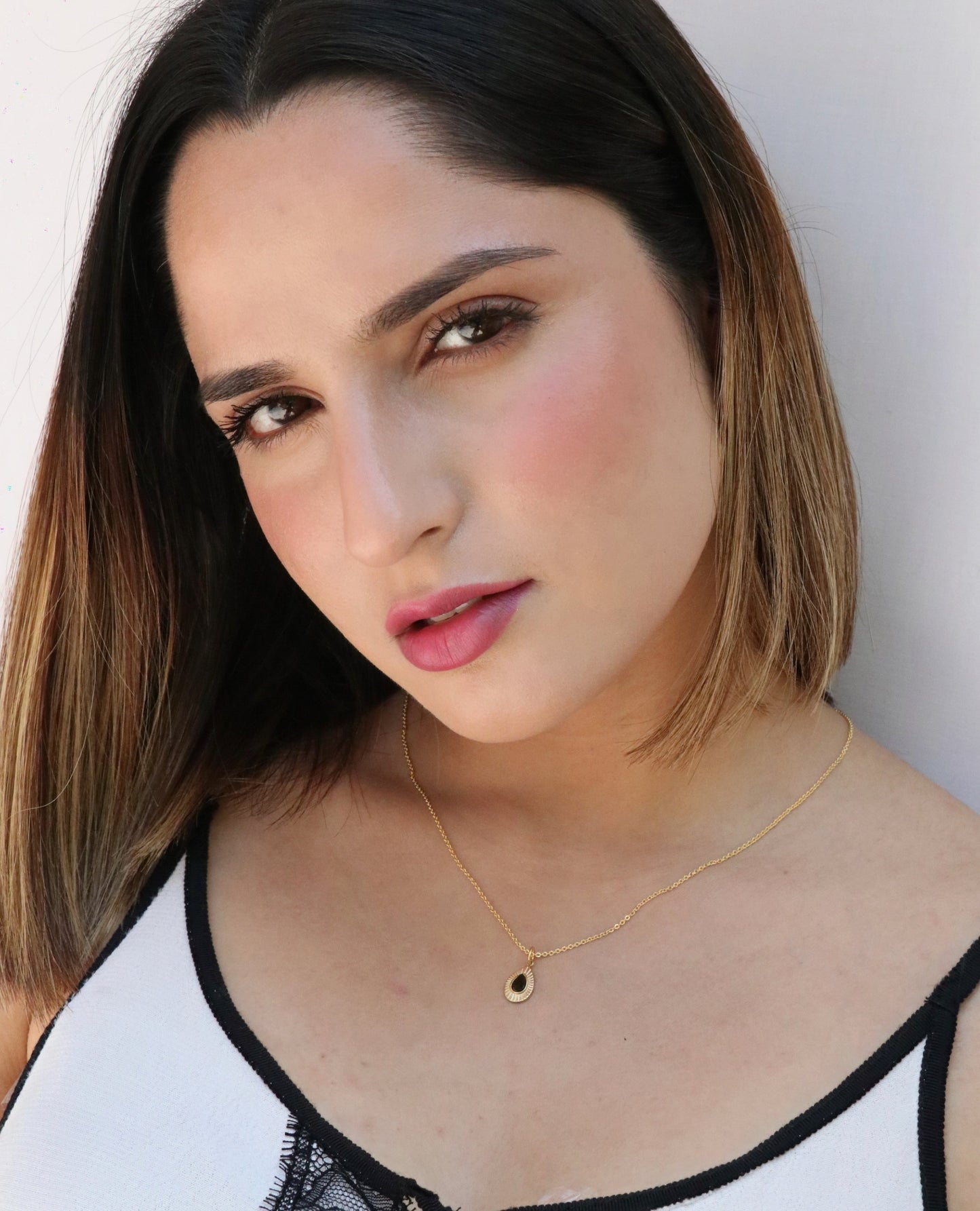 Dainty Black Onyx Necklace