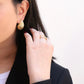 Striped Waterdrop Earrings