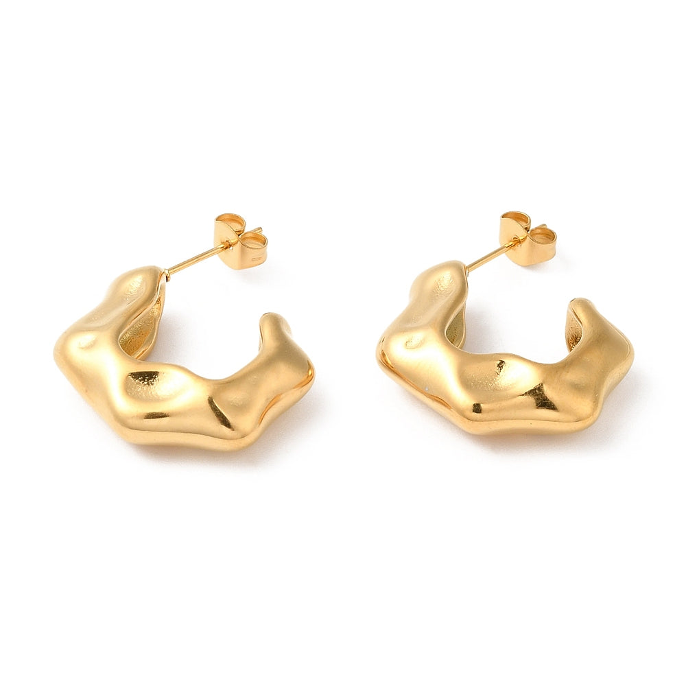 Arch Hammered Earrings