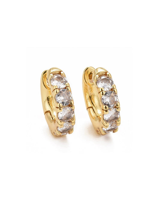 Crystal Glow Hoops