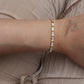 Rectangular Tennis Slider Bracelet