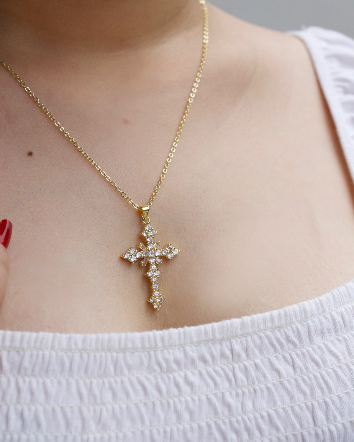 Rosalie Cross Necklace