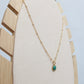 Natural Malachite Stone Necklace