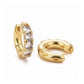 Crystal Glow Hoops