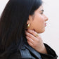 Chunky Hammered Earrings