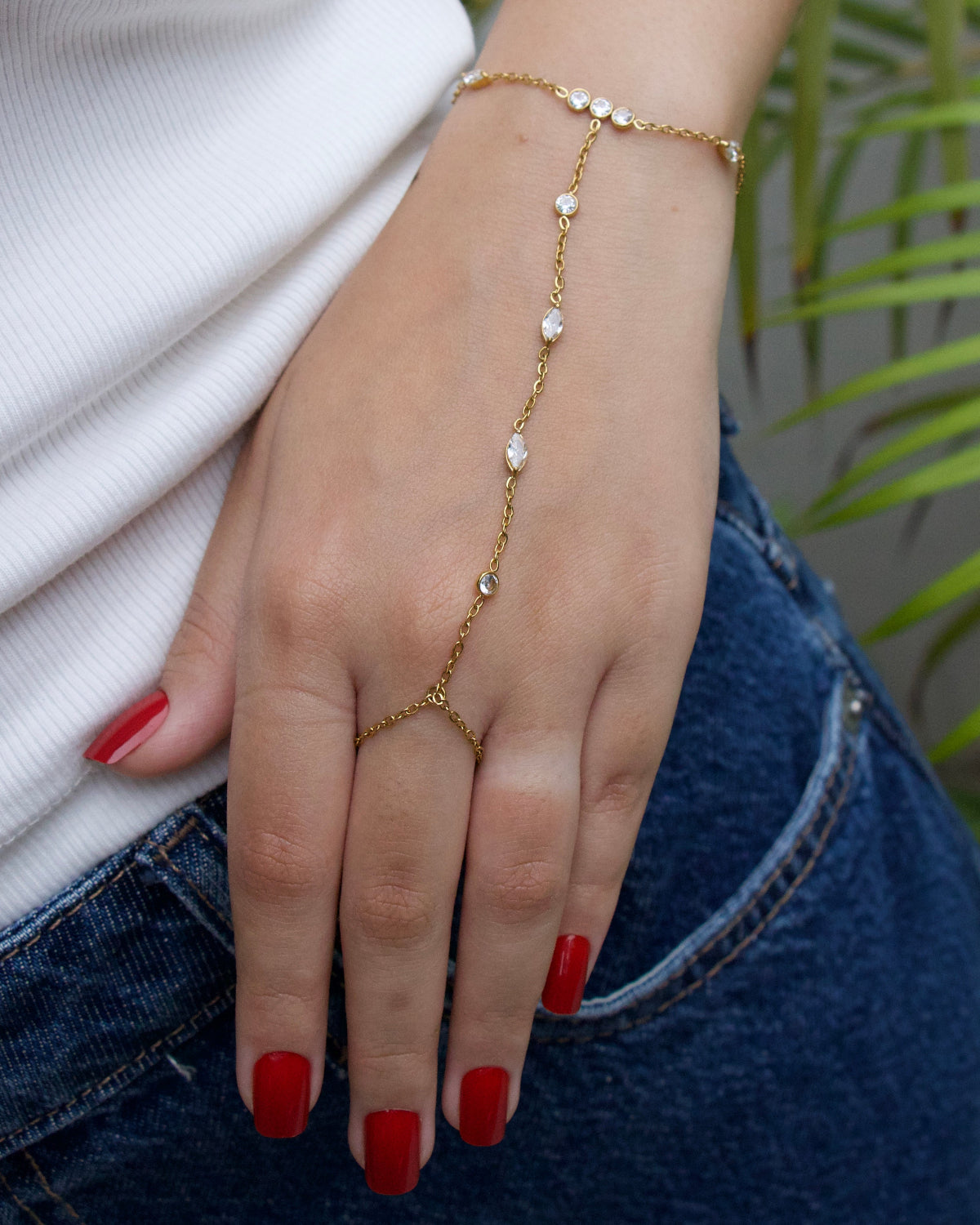 Celeste Hand Chain Bracelet