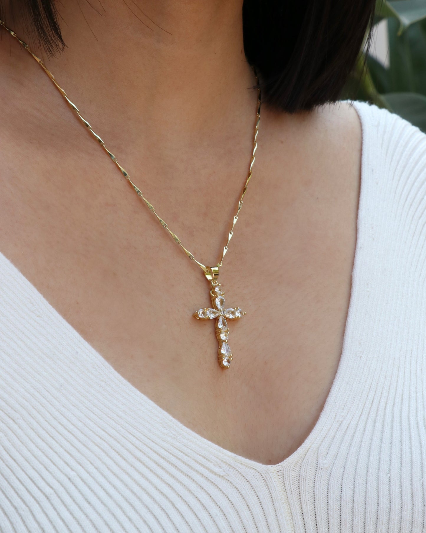 Saviour Cross Necklace