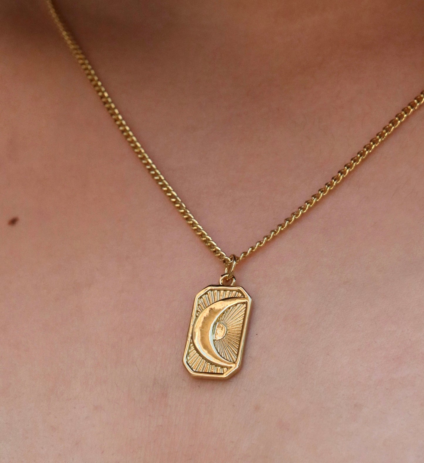 Sun and Moon Necklace