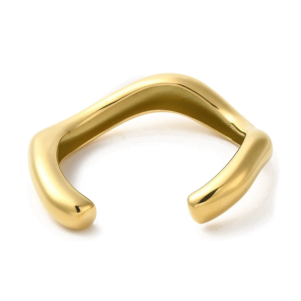 Sculpted Wave Bangle