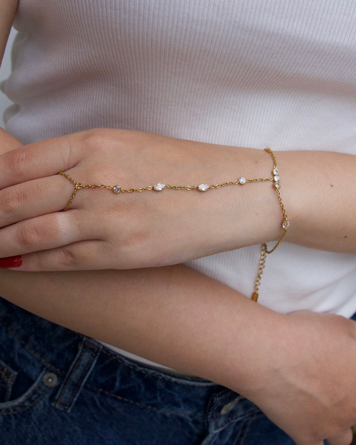 Celeste Hand Chain Bracelet