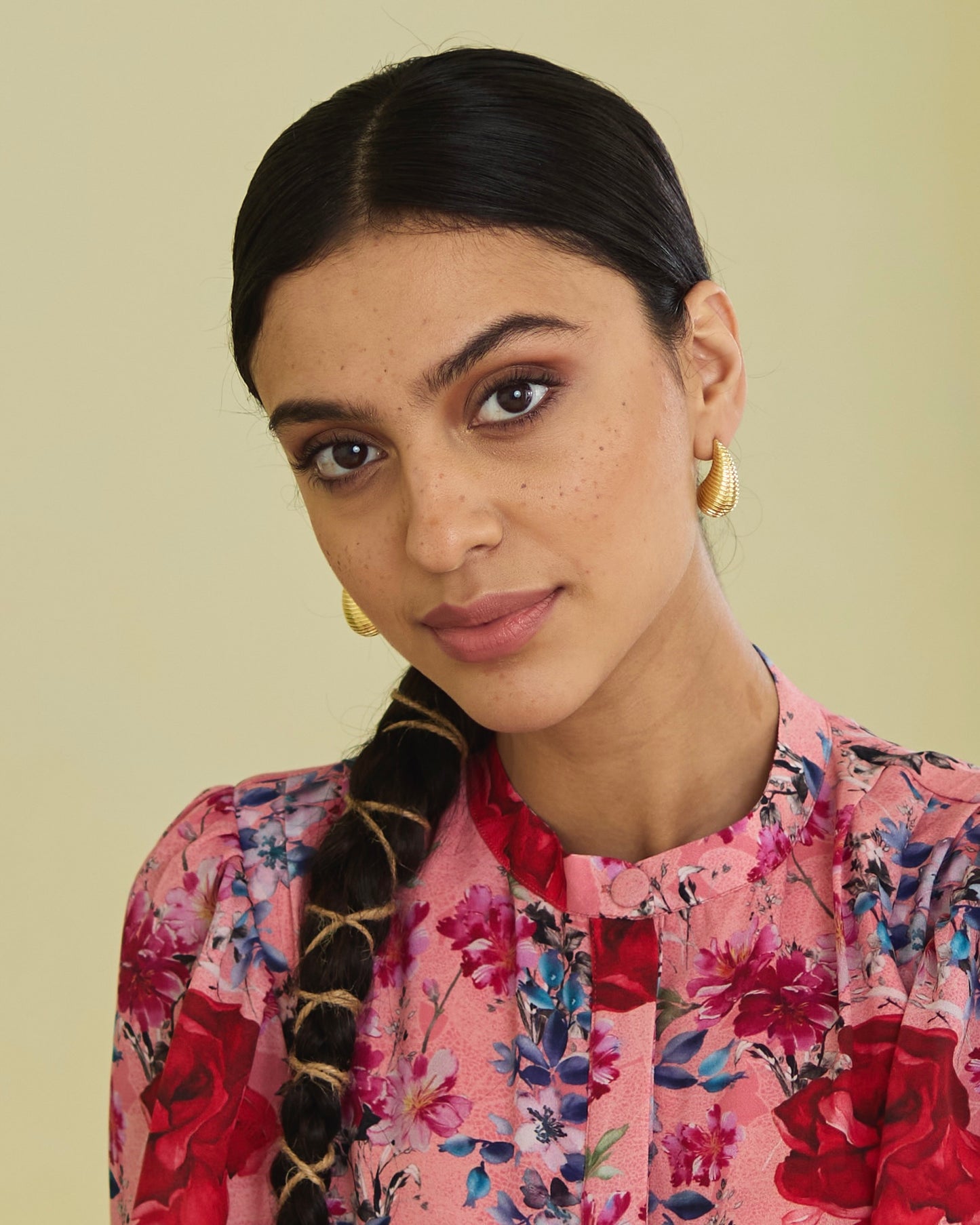 Striped Teardrop Earrings