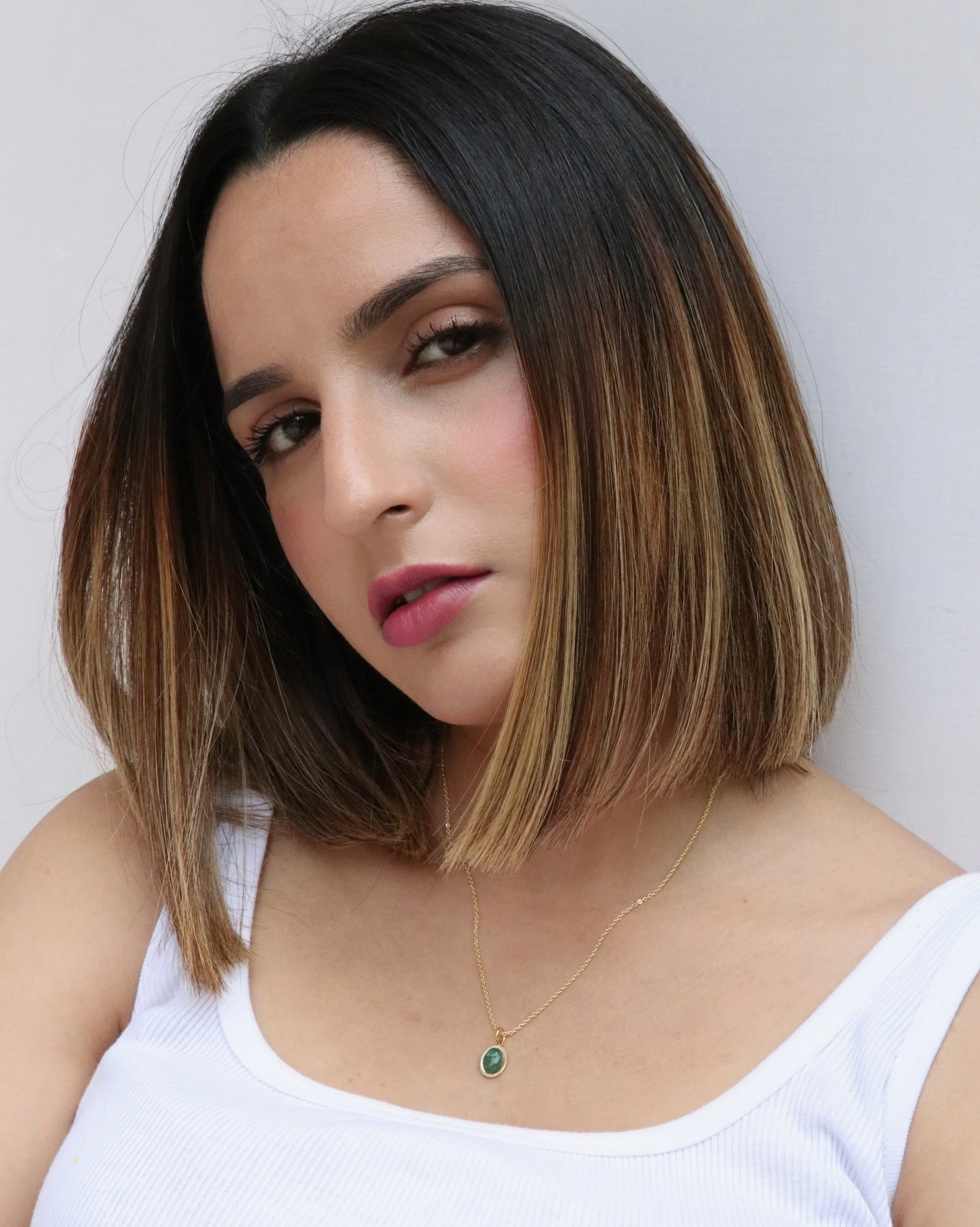 Dainty African Jade Necklace