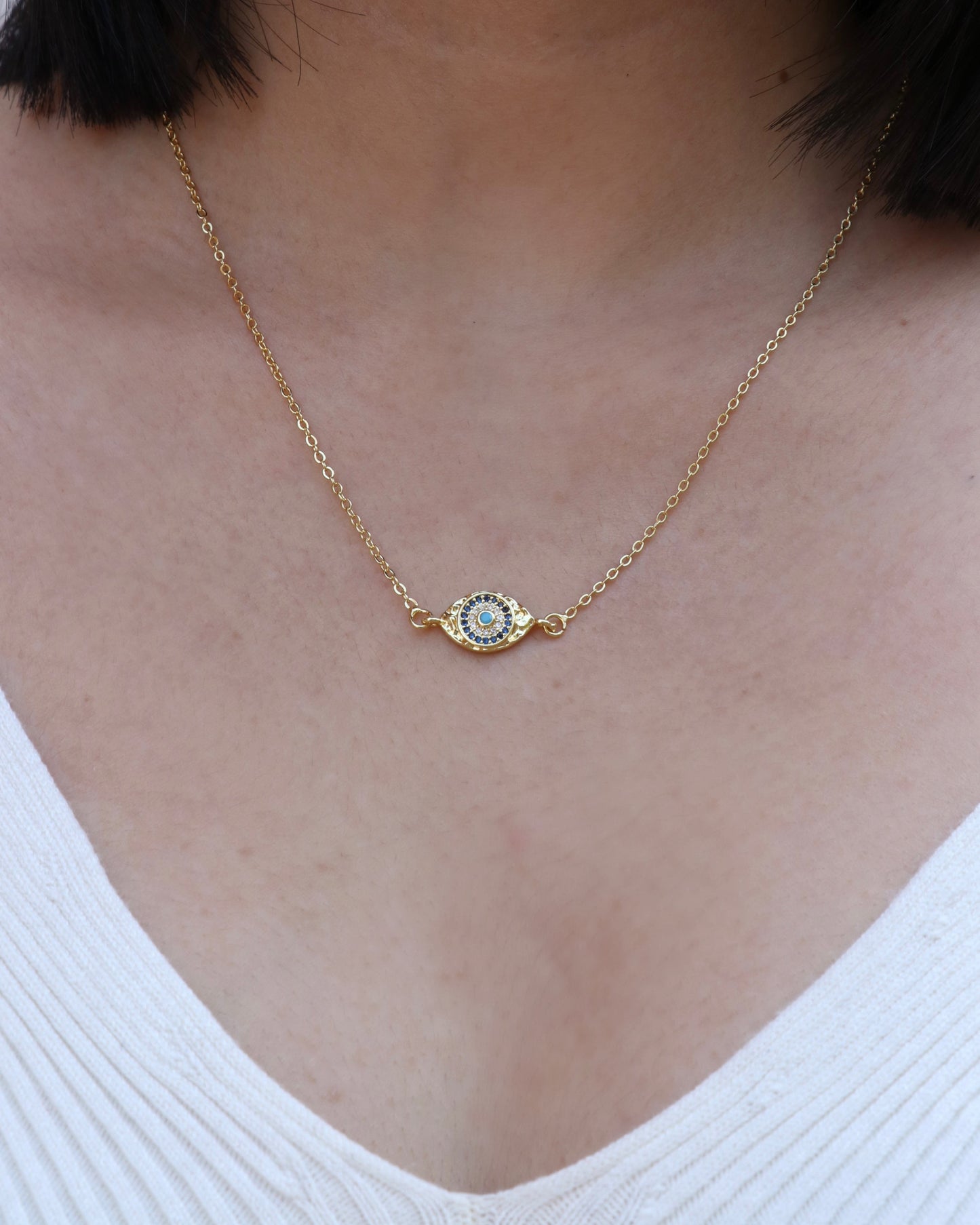 Divine Gaze Evil Eye Necklace