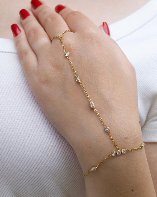 Celeste Hand Chain Bracelet