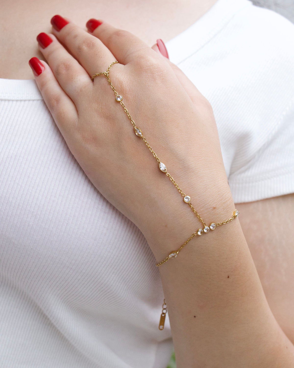 Celeste Hand Chain Bracelet