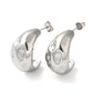 Chunky Hammered Earrings