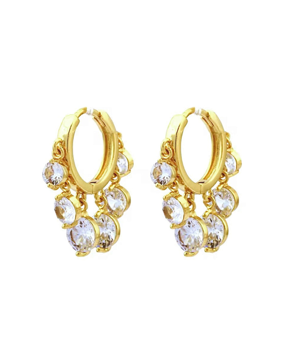 Opulence Crystal Hoops