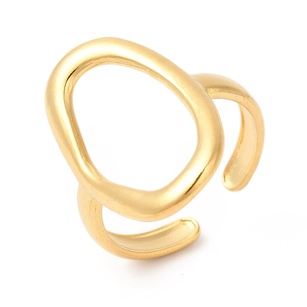 Hollow Oval Ring