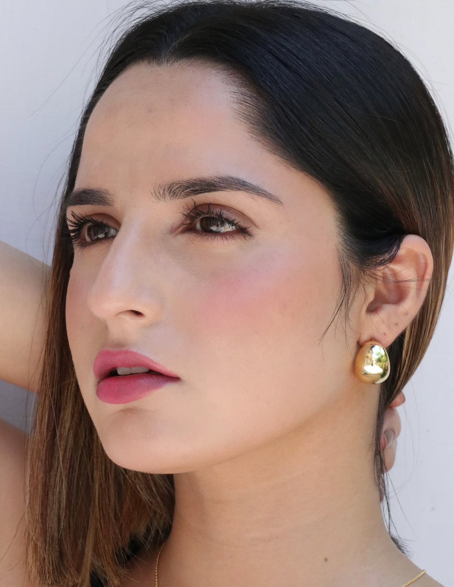 Chunky Crescent Earrings