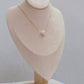 Rose Quartz Heart Necklace