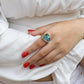 Natural Abalone Shell Ring