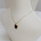 Natural Black Onyx Stone Necklace