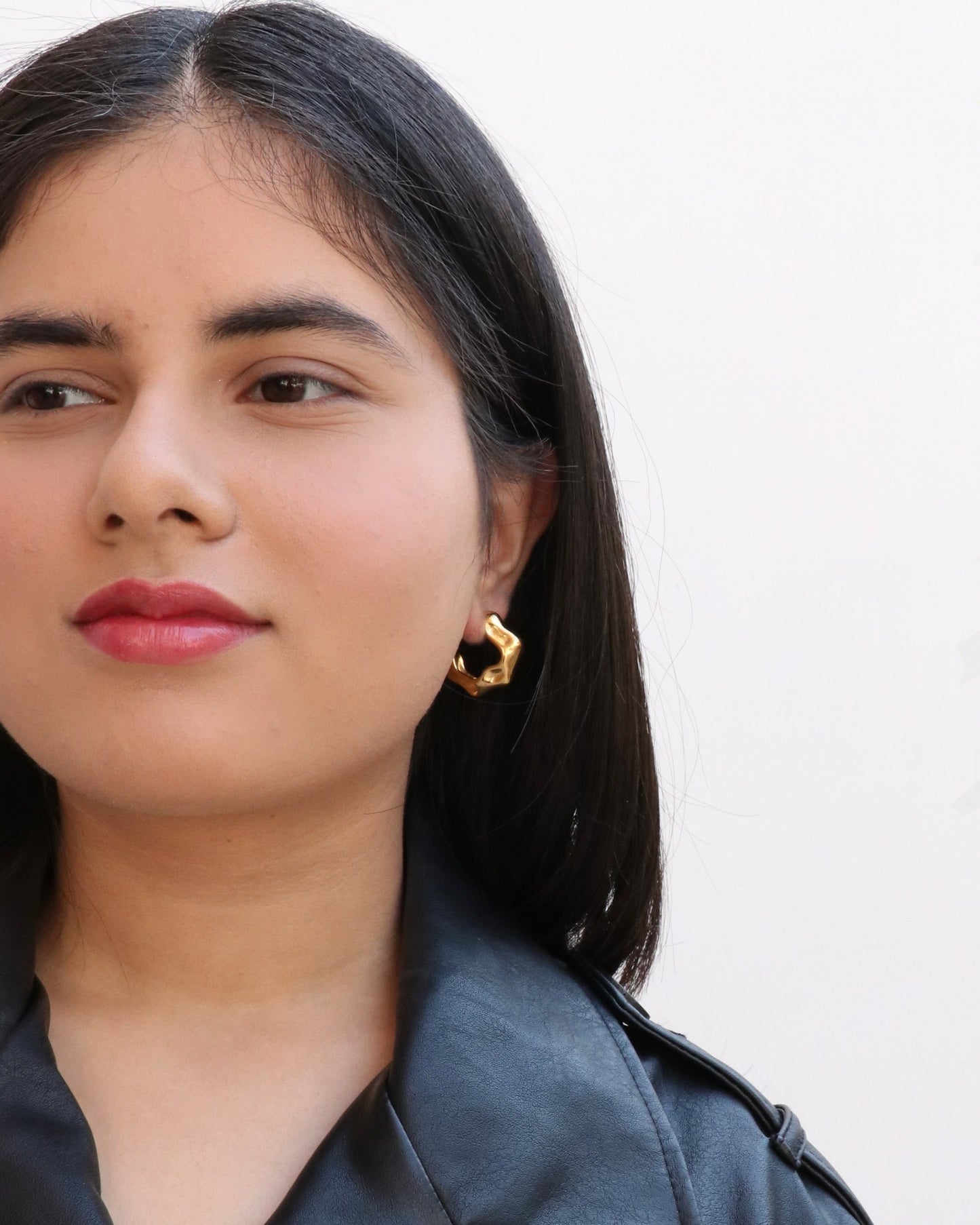 Arch Hammered Earrings