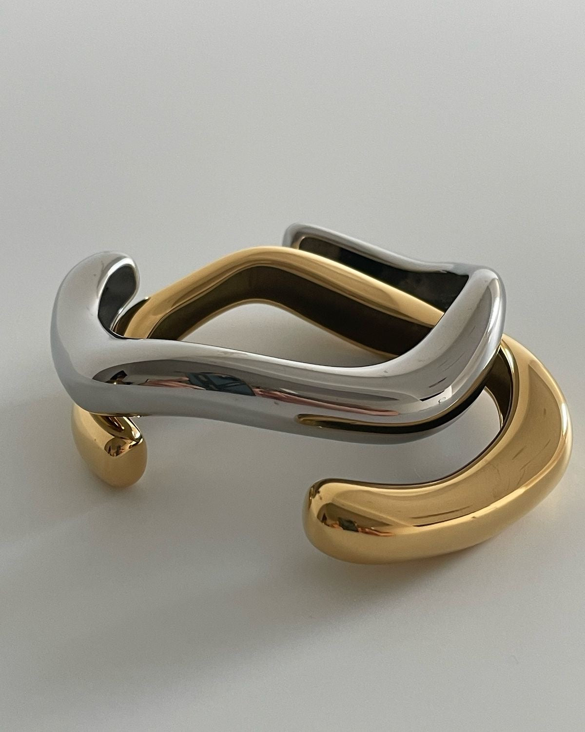 Sculpted Wave Bangle