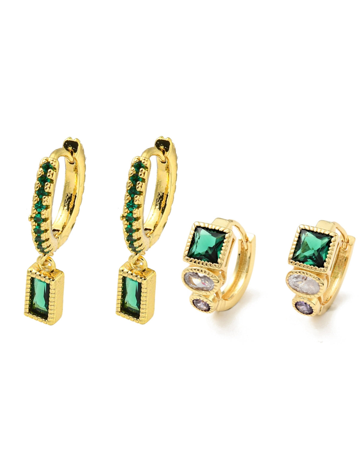 Emerald Muse Stack (2-Pair Set)