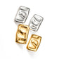 Rectangle Hammered Earrings