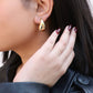 Open Teardrop Earrings