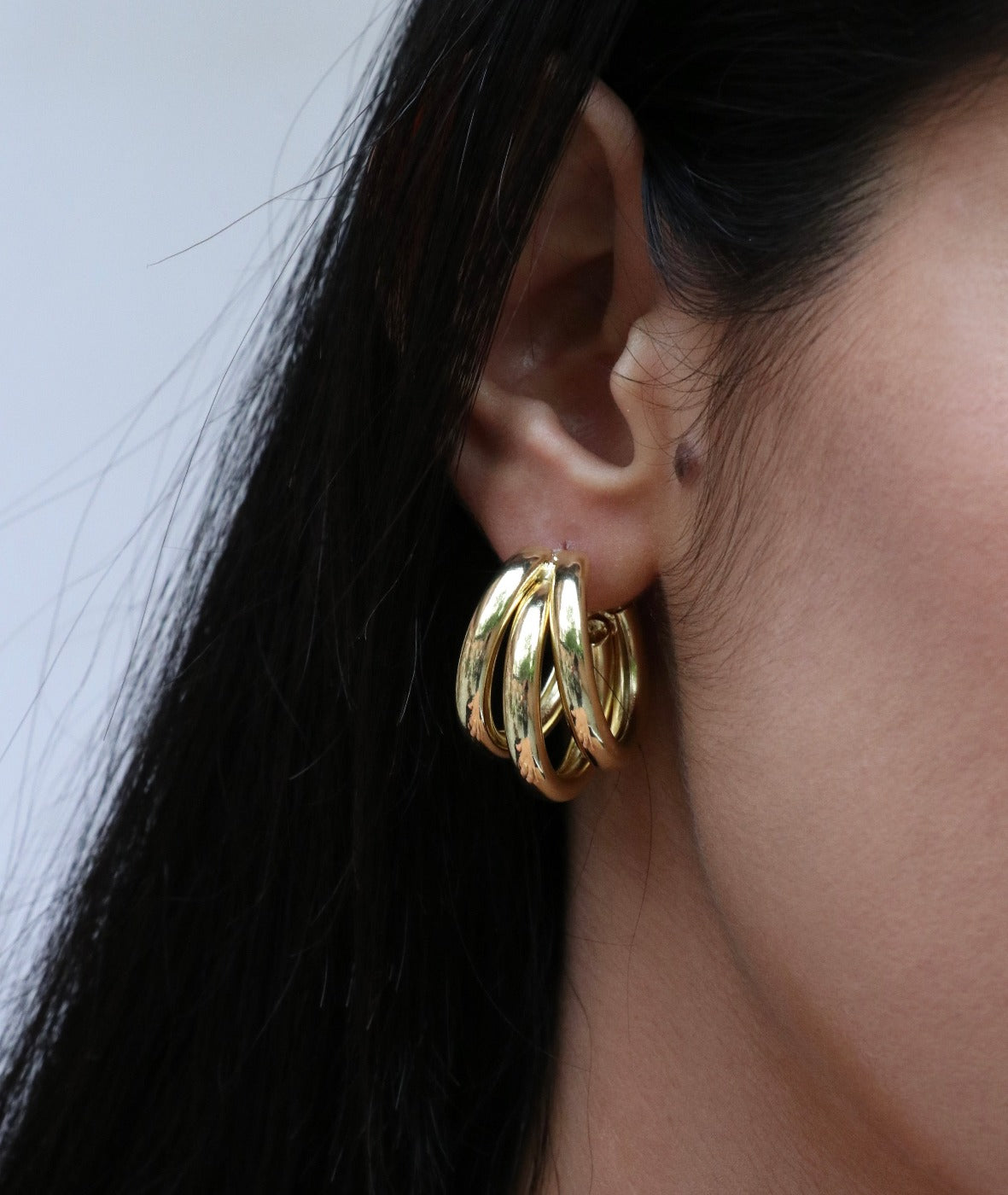 Tri-Hoop Earrings