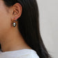 Two-Way Ball Earrings (Dual Tone)