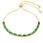 Sage Tennis Slider Bracelet