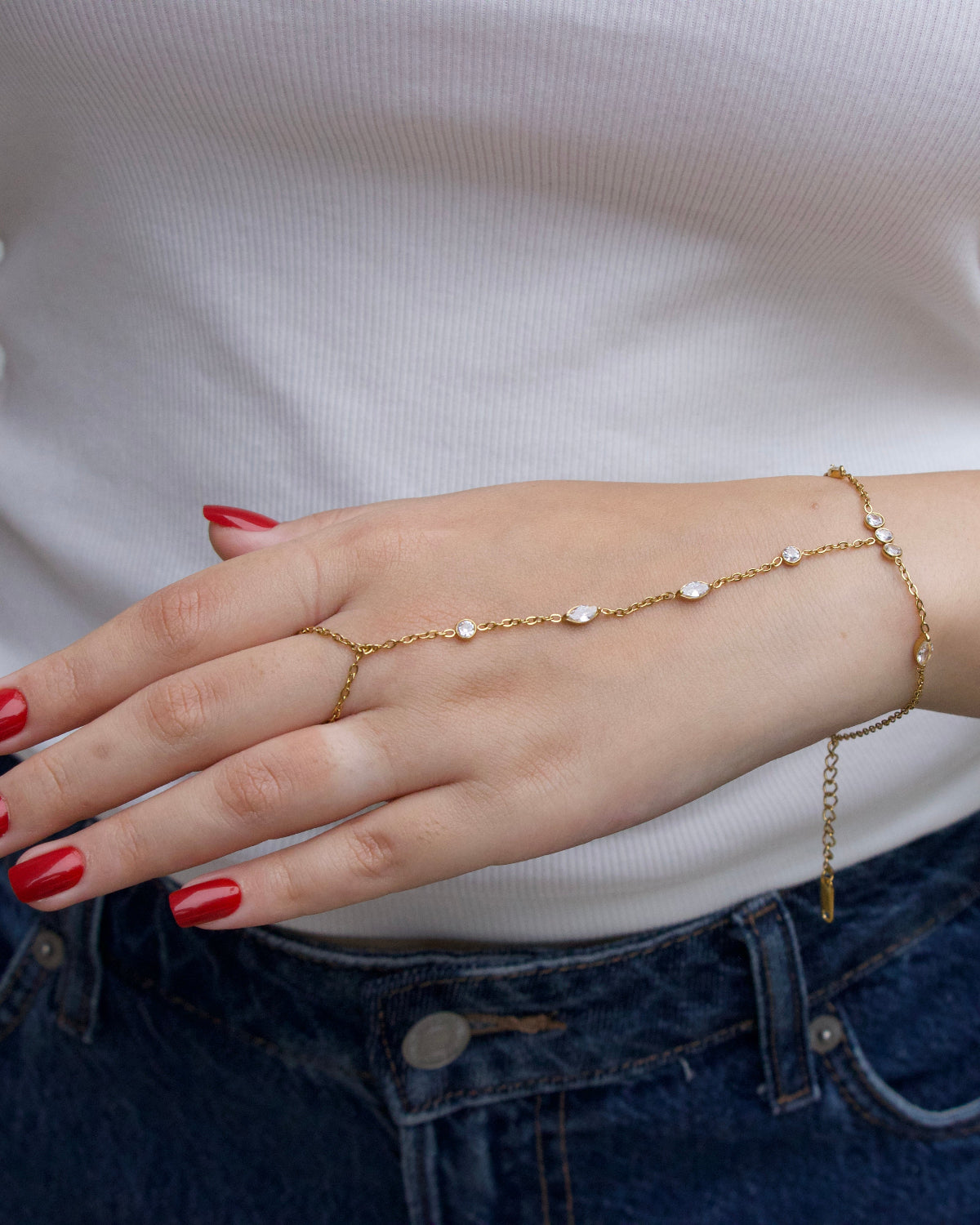 Celeste Hand Chain Bracelet