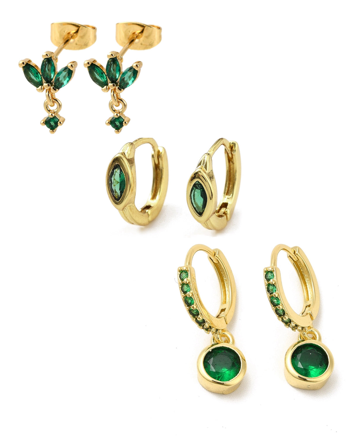 Jewel Garden Stack (3-Pair Set)