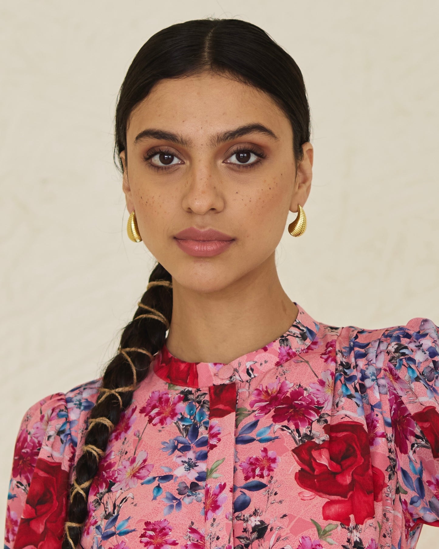 Striped Teardrop Earrings