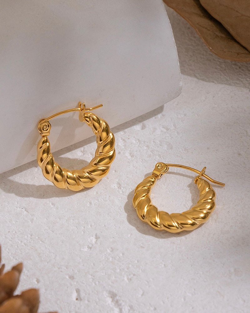 Mini Twist Hoops