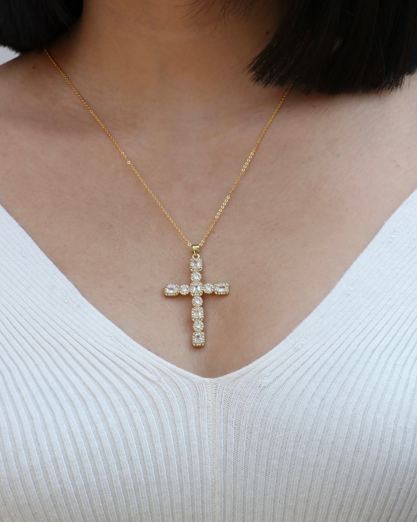 Ethereal Cross Necklace