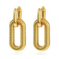 Spiral Link Hoops