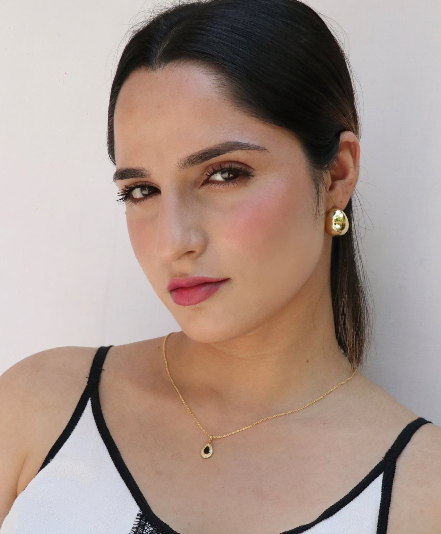 Chunky Crescent Earrings