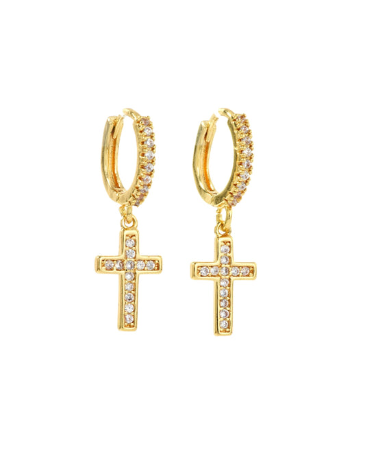 Faith Cross Earrings