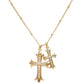 Double Cross Necklace