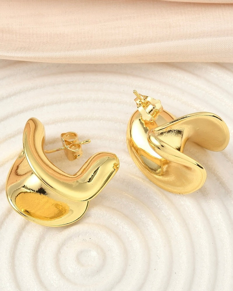 Molten Form Earrings