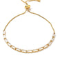 Rectangular Tennis Slider Bracelet
