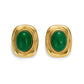 Green Onyx Stone Earrings