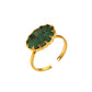 African Jade Oval Ring