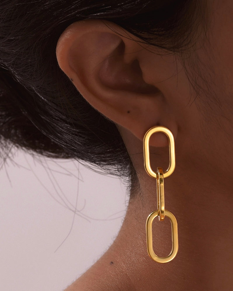 Gild Link Earrings