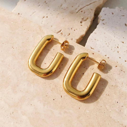 Open U-Shaped Earrings